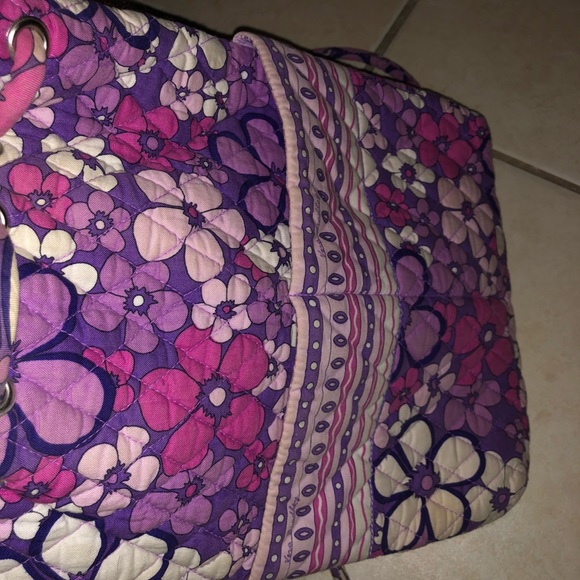Vera Bradley Drawstring Backpack in Petal Power - Picture 4 of 4